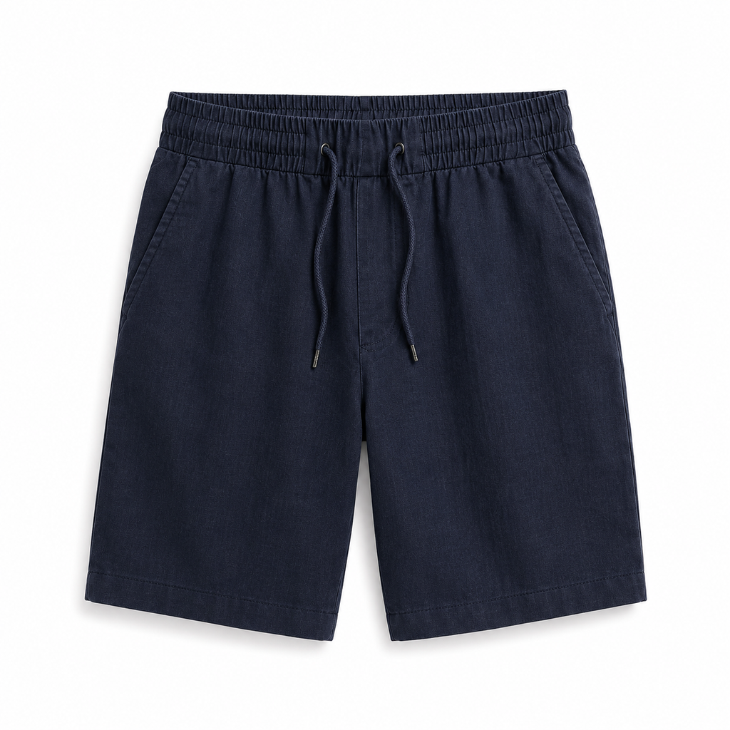 Norvello Classic Cotton-Linen Shorts