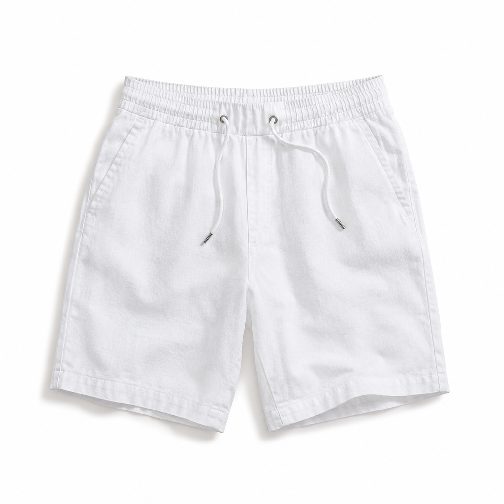 Norvello Classic Cotton-Linen Shorts