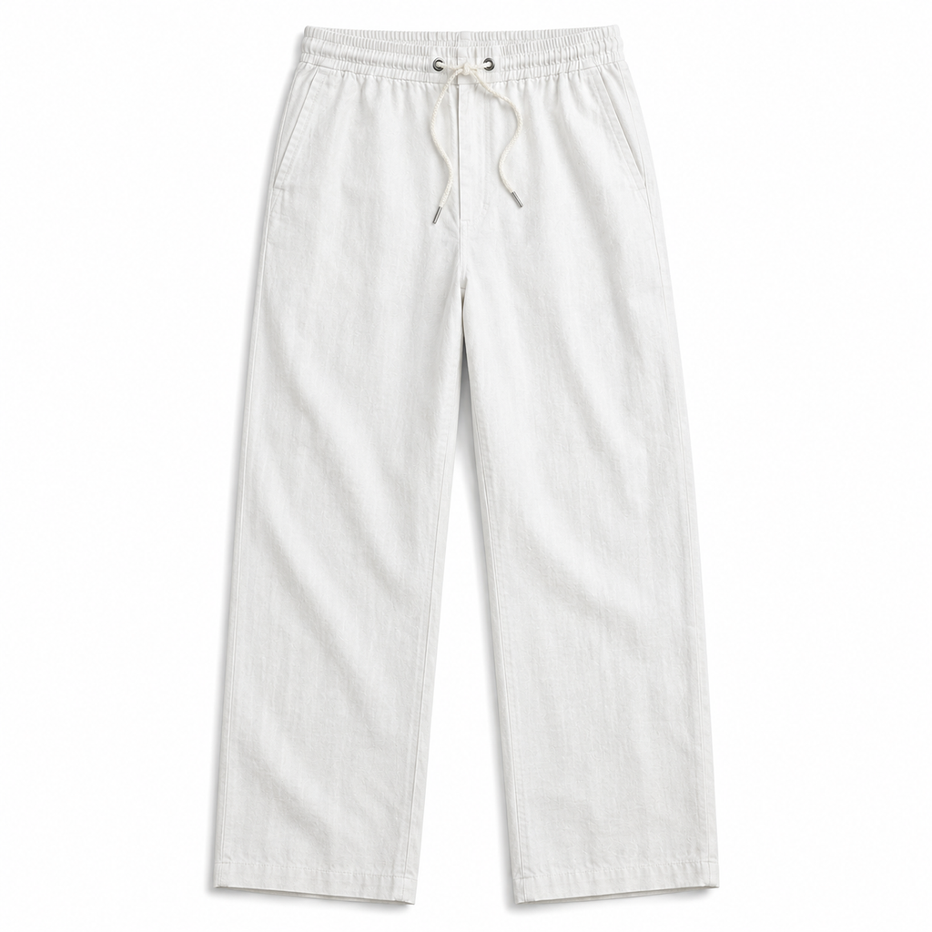 Norvello Classic Cotton-Linen Trousers
