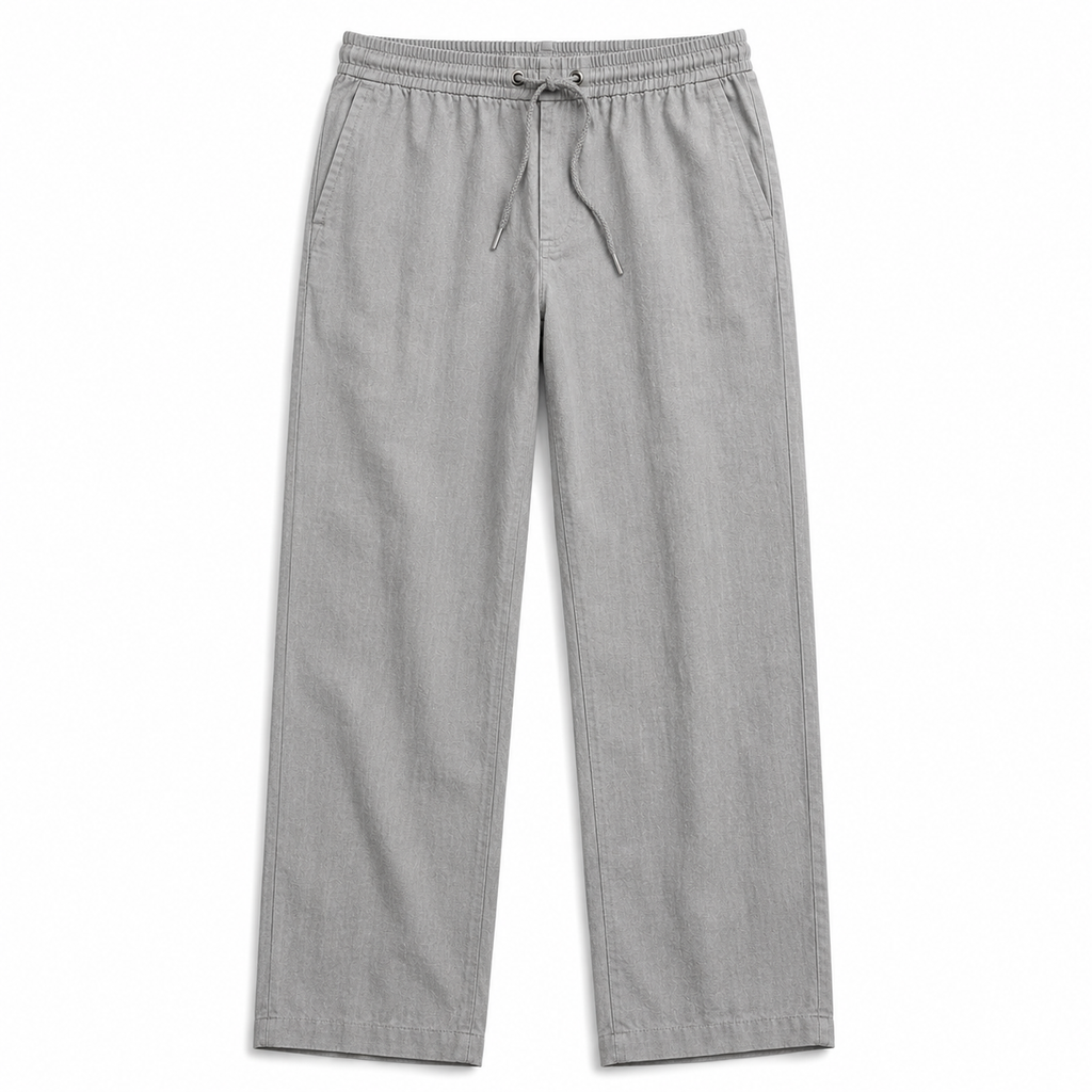 Norvello Classic Cotton-Linen Trousers