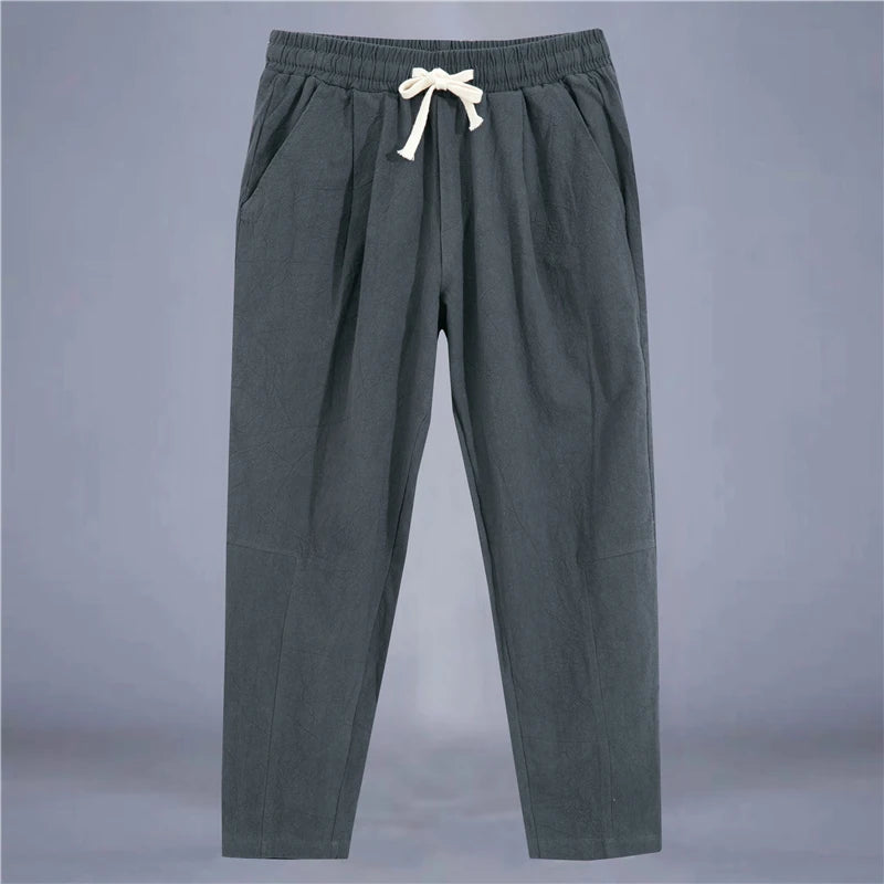 Norvello Cotton Linen Trousers
