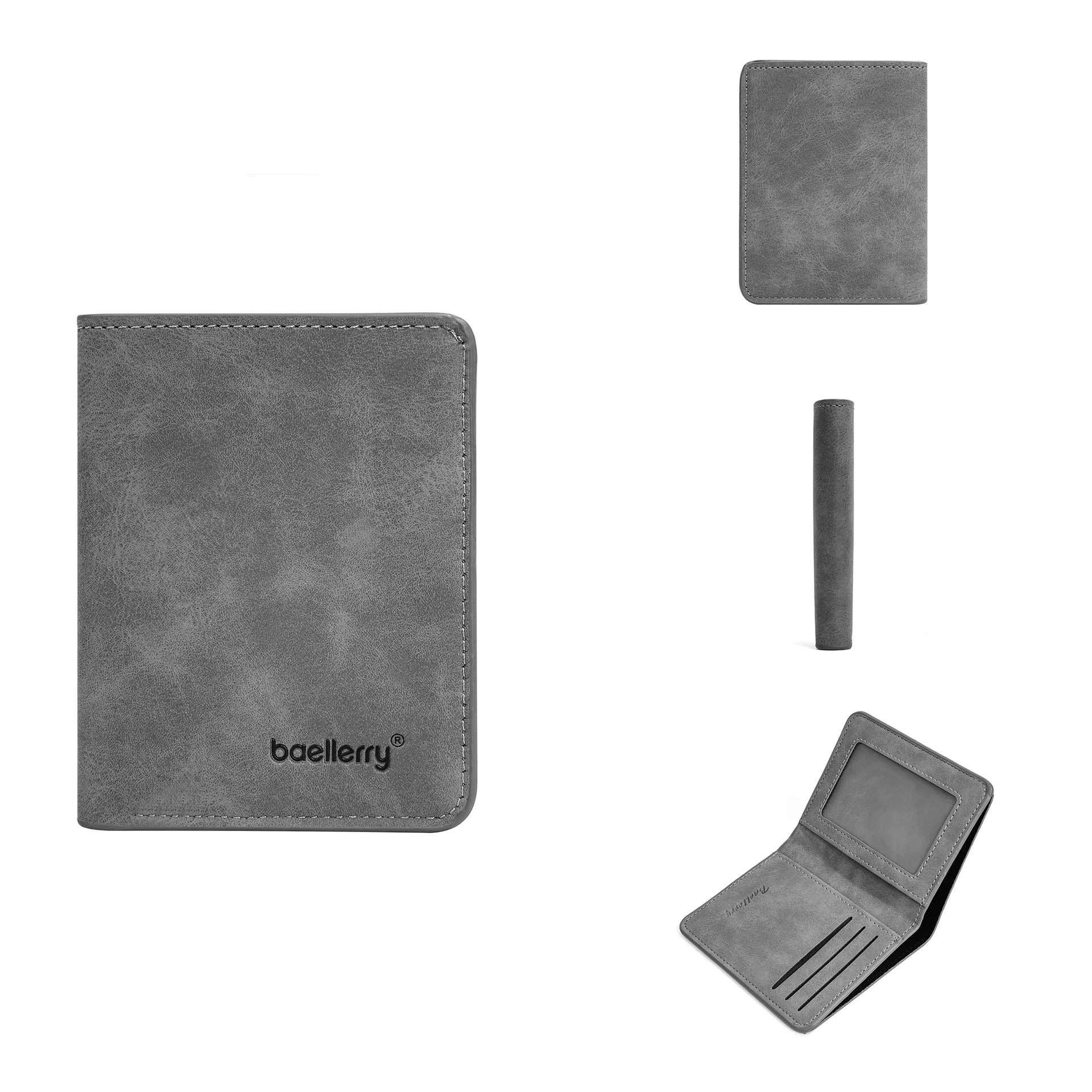 Men’s Thin Sanded Leather Wallet