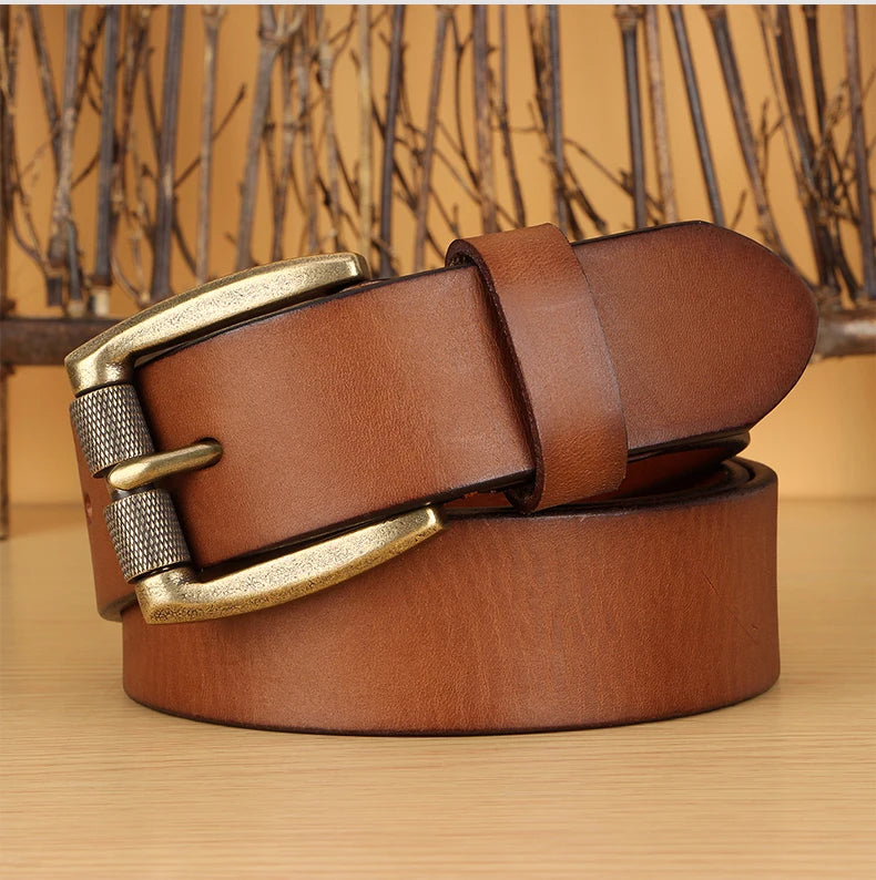 Men's Genuine Cowhide Belt