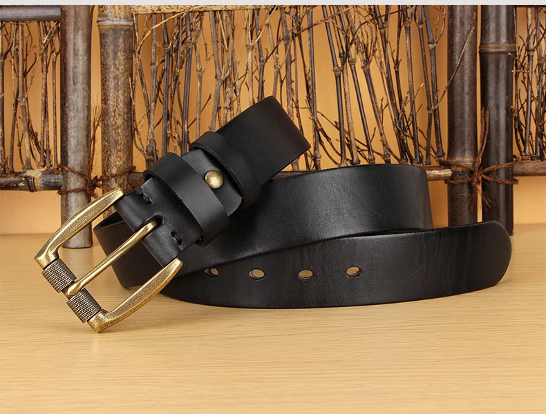Men's Genuine Cowhide Belt