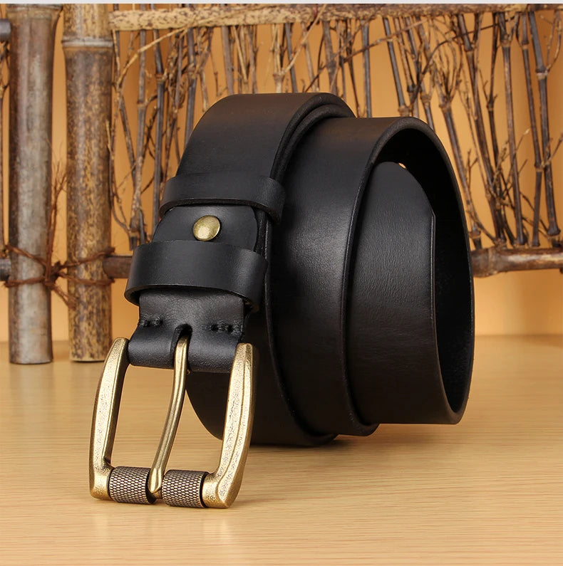 Men's Genuine Cowhide Belt
