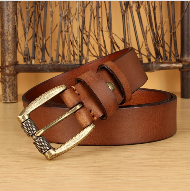 Men's Genuine Cowhide Belt