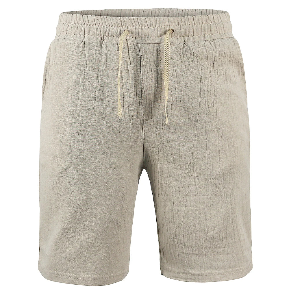 Norvello Classic Cotton-Linen Shorts
