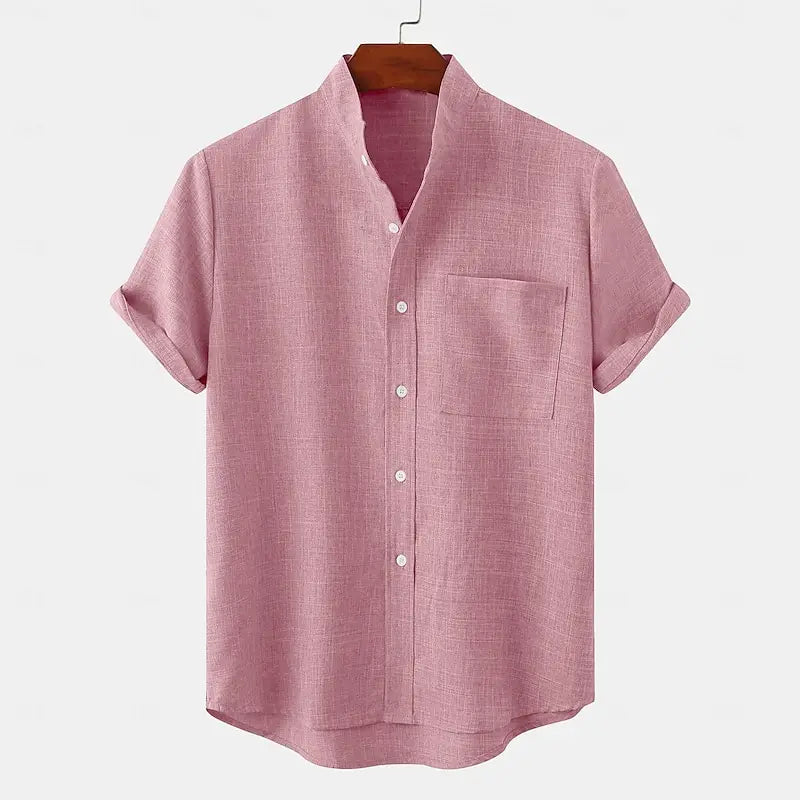 Norvello Classic Men’s 100% Linen Shirt