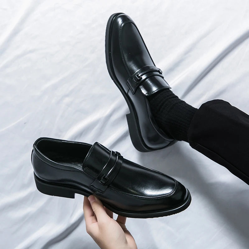 Men's Formal Leather Loafers – Classic Prestige Edition