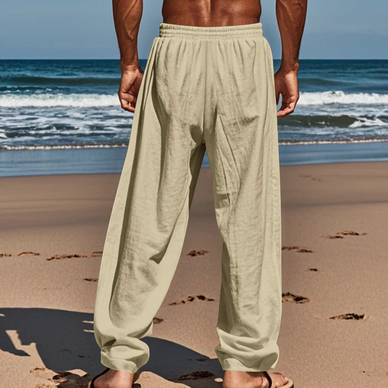 Men’s Linen Casual Pants – Norvello Edition