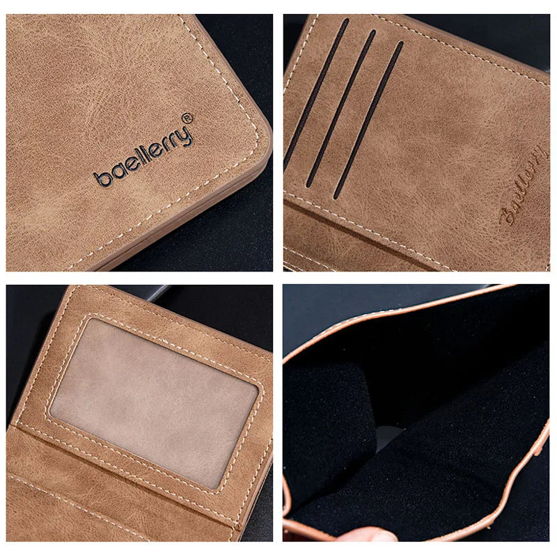 Men’s Thin Sanded Leather Wallet