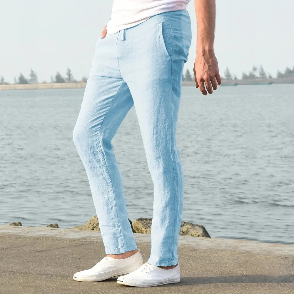 Men’s Cotton-Linen Casual Pants – Norvello Edition