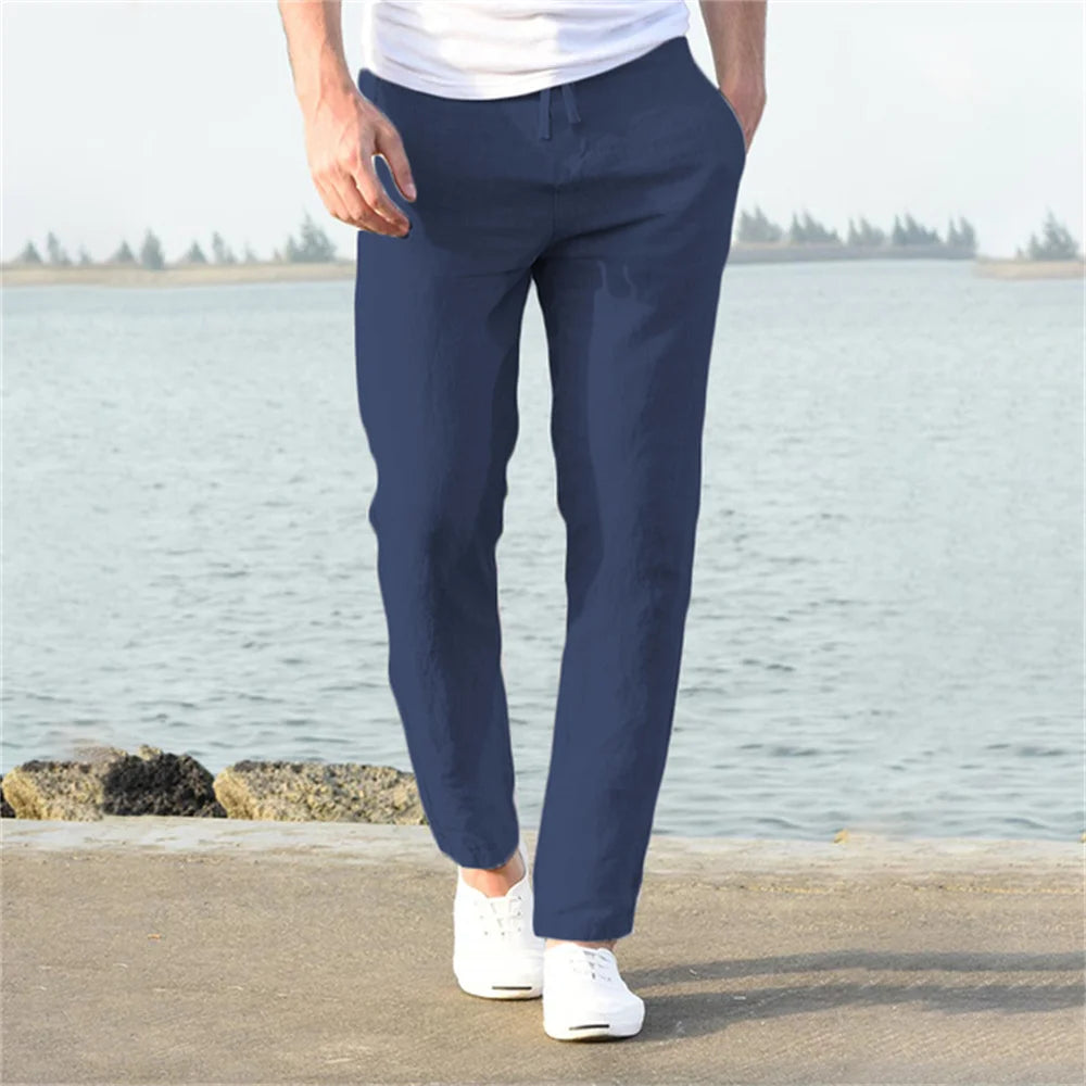 Men’s Cotton-Linen Casual Pants – Norvello Edition
