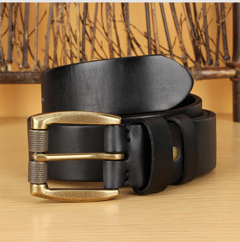 Men's Genuine Cowhide Belt