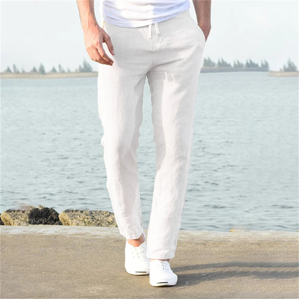 Men’s Cotton-Linen Casual Pants – Norvello Edition
