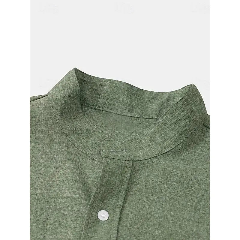 Norvello Classic Men’s 100% Linen Shirt