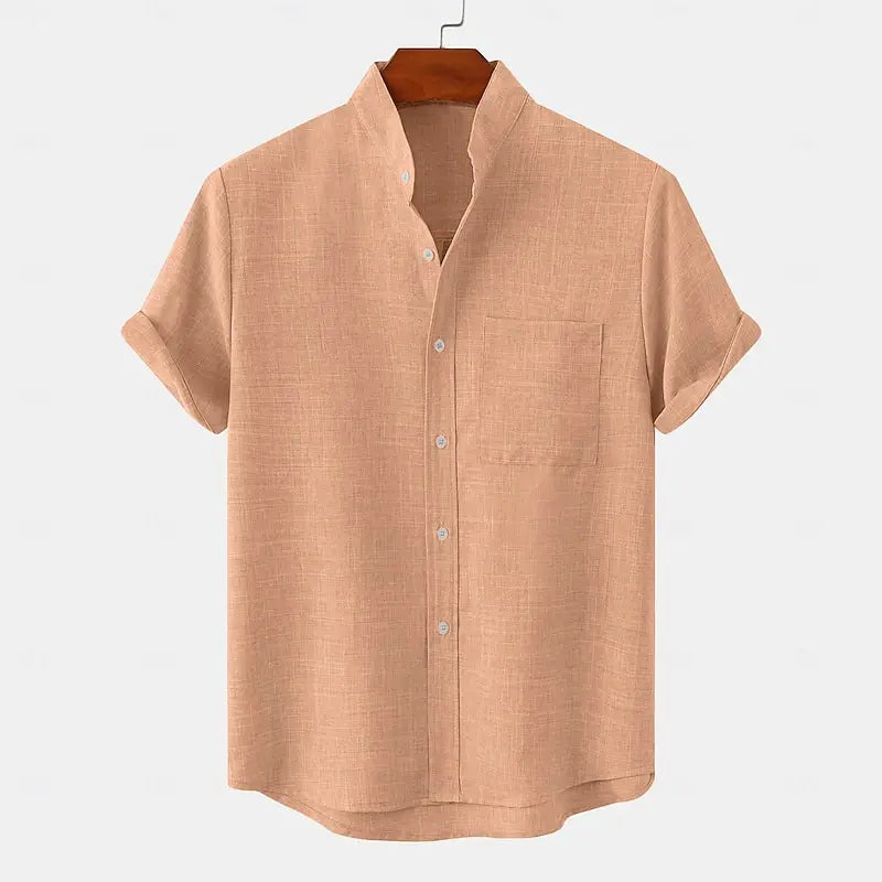 Norvello Classic Men’s 100% Linen Shirt