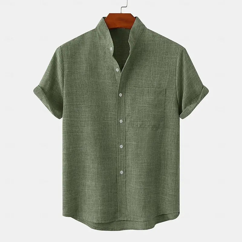 Norvello Classic Men’s 100% Linen Shirt