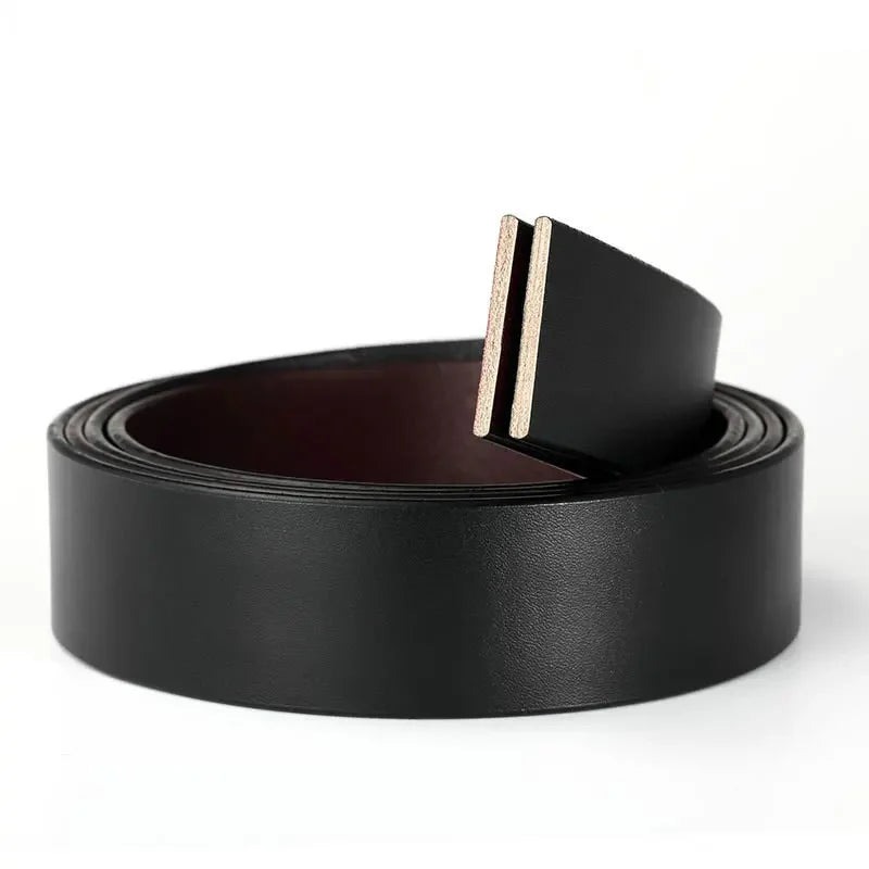 Men's Genuine Cowhide Leather Belt – Vintage Automatic Edition