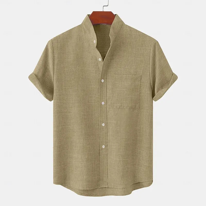 Norvello Classic Men’s 100% Linen Shirt