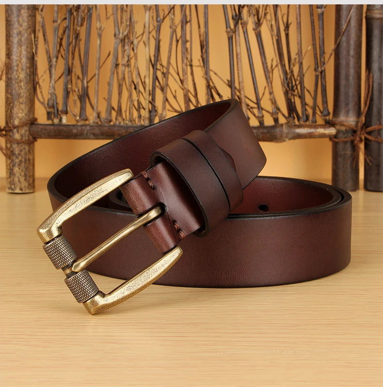 Men's Genuine Cowhide Belt