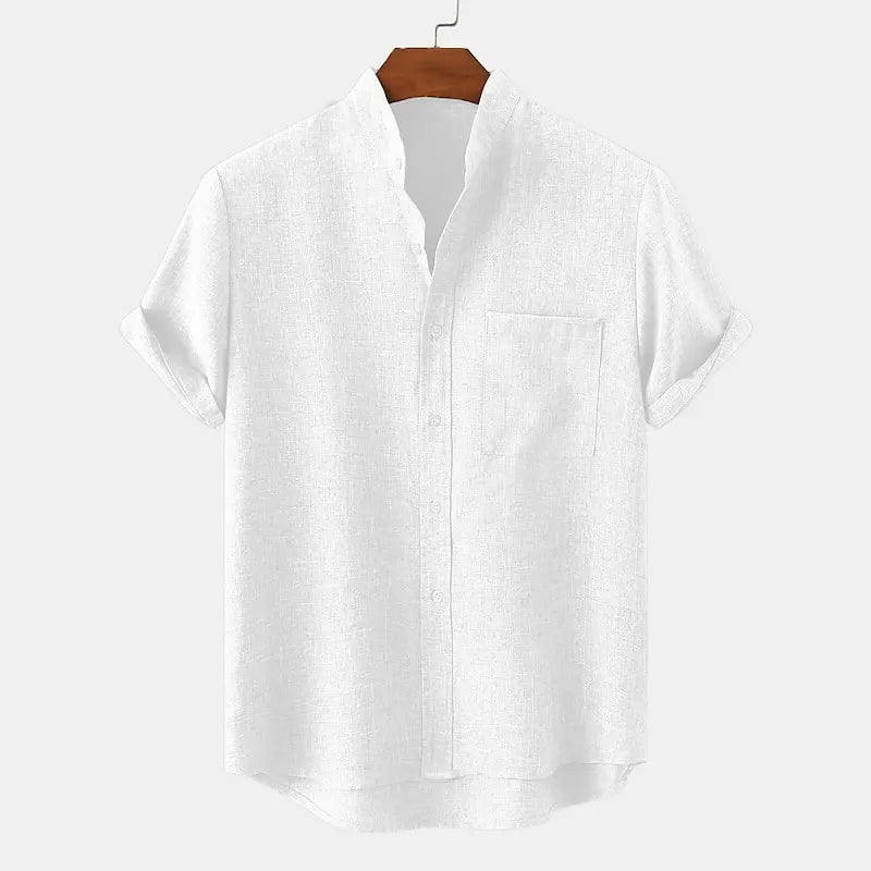 Norvello Classic Men’s 100% Linen Shirt