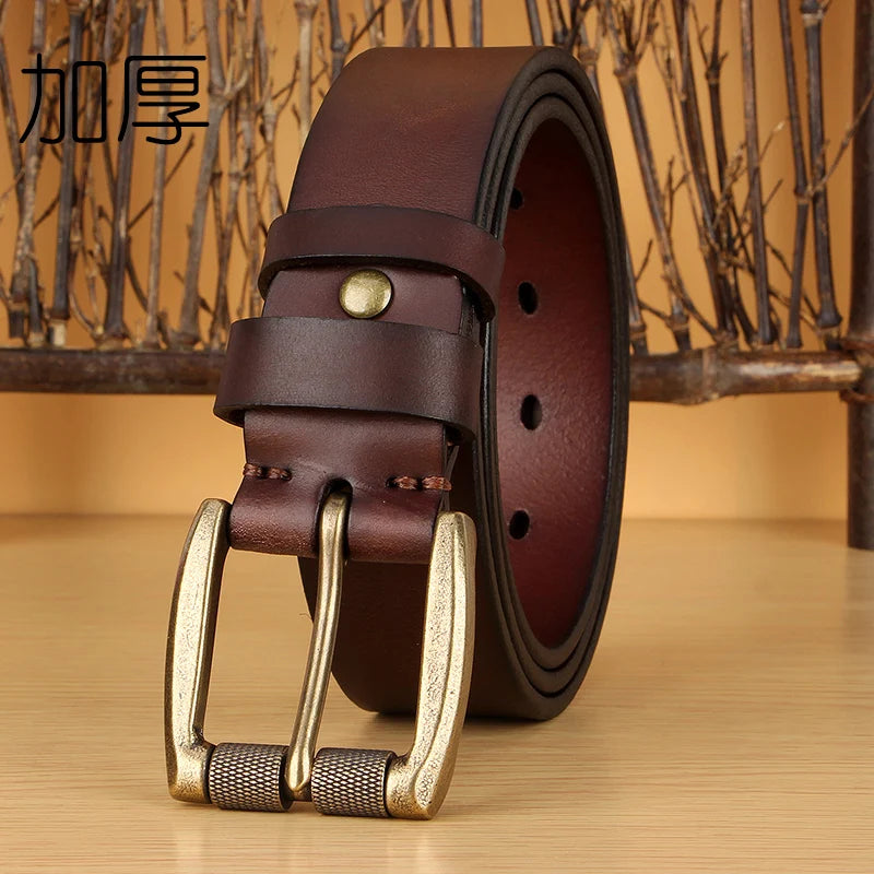 Men's Genuine Cowhide Belt