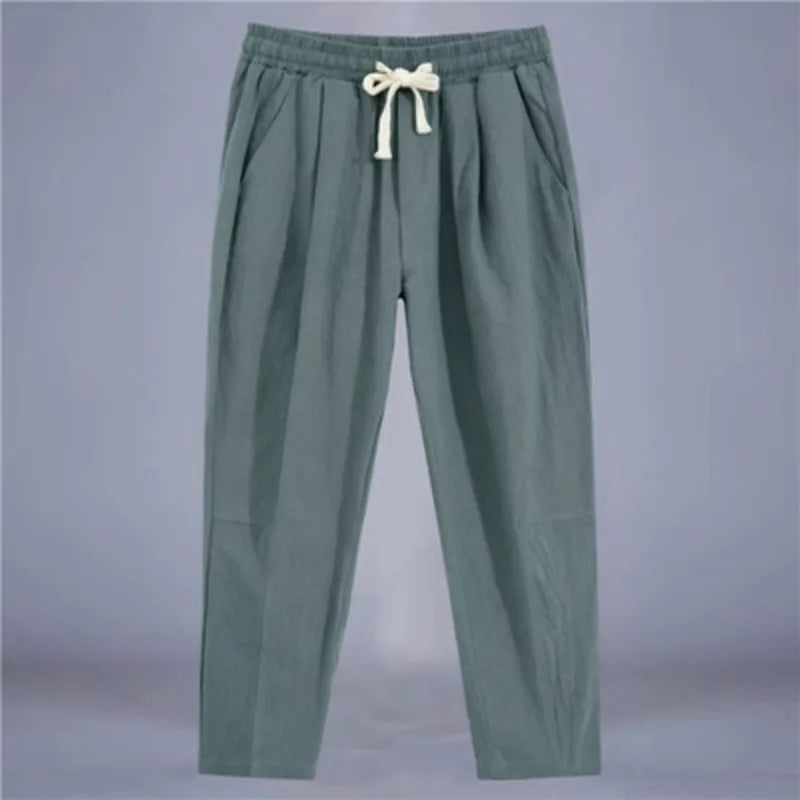 Norvello Cotton Linen Trousers