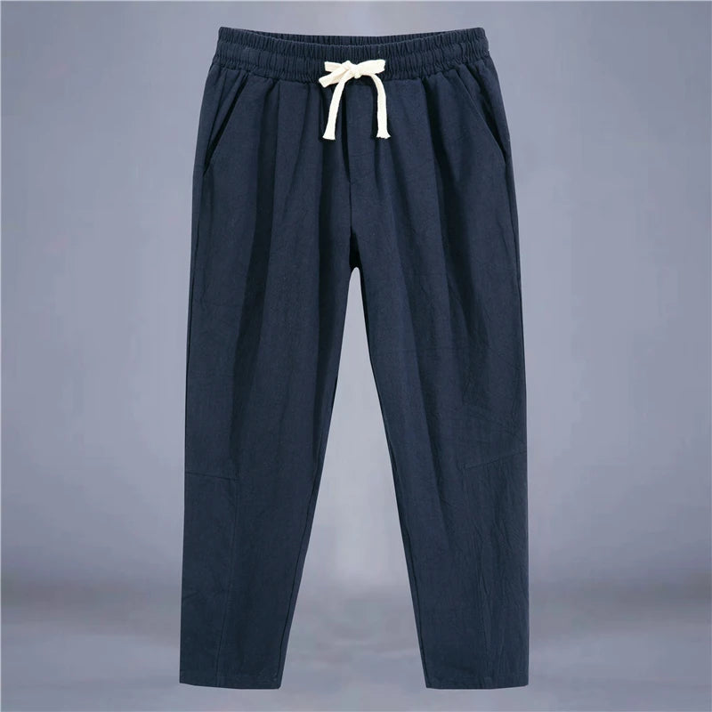 Norvello Cotton Linen Trousers
