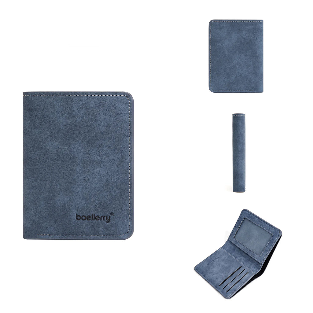 Men’s Thin Sanded Leather Wallet