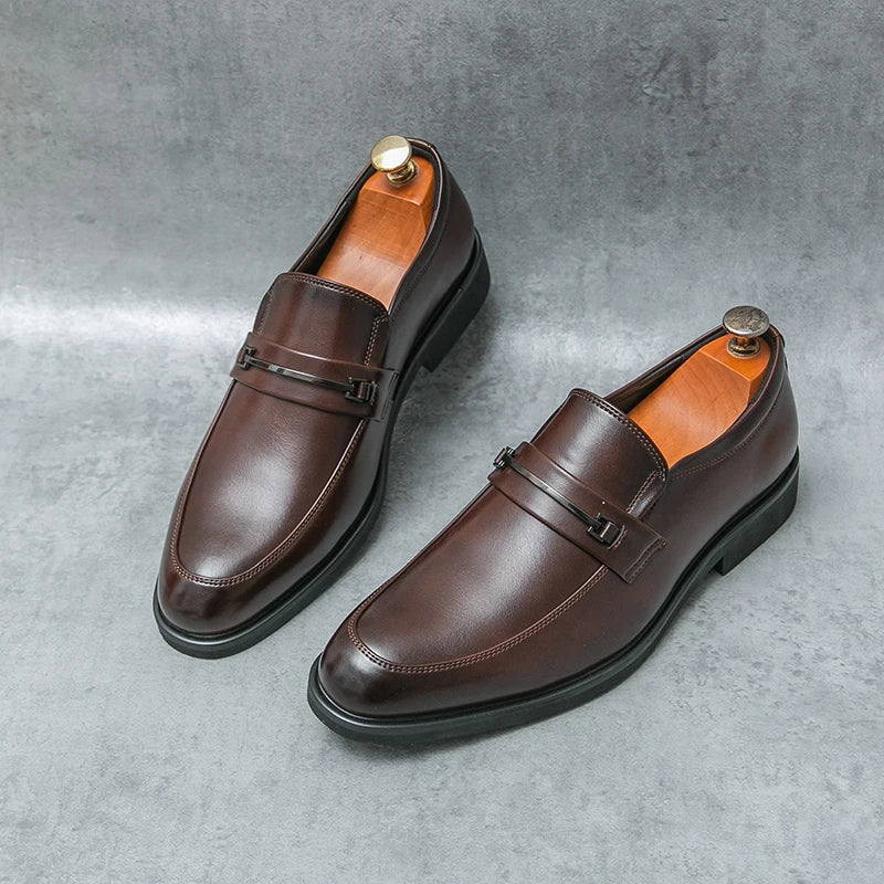 Men's Formal Leather Loafers – Classic Prestige Edition