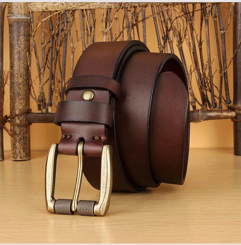 Men's Genuine Cowhide Belt