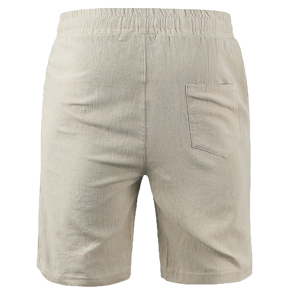 Norvello Classic Cotton-Linen Shorts