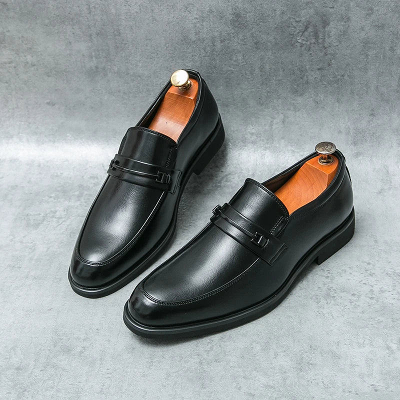 Men's Formal Leather Loafers – Classic Prestige Edition