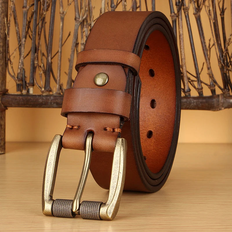 Men's Genuine Cowhide Belt