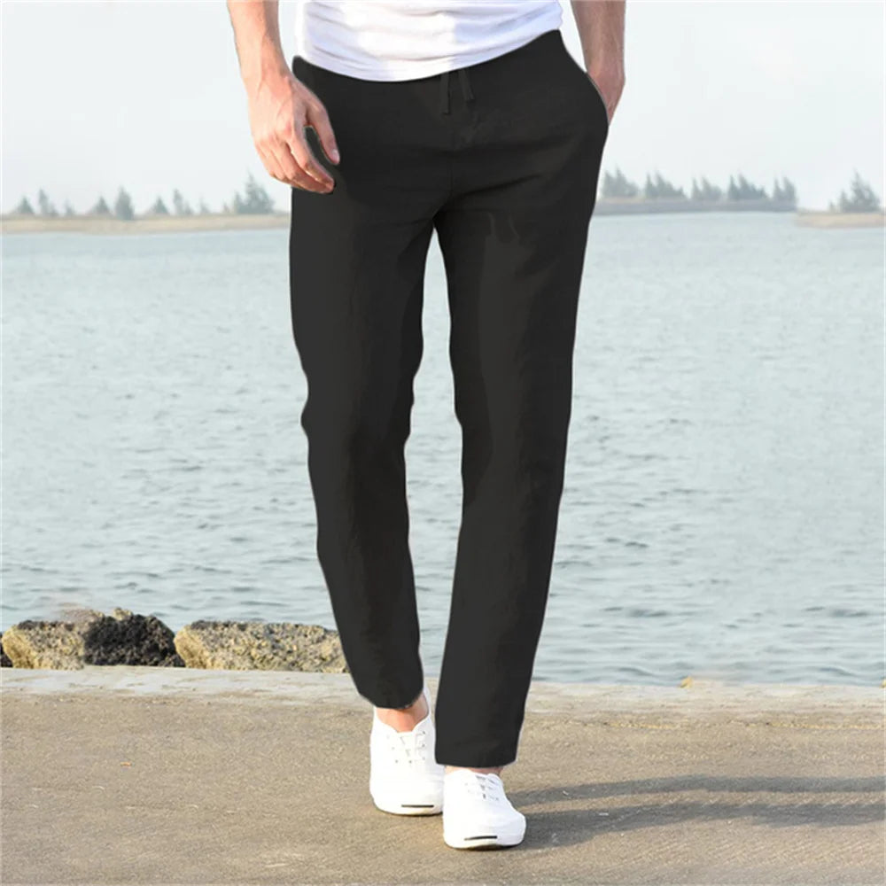 Men’s Cotton-Linen Casual Pants – Norvello Edition