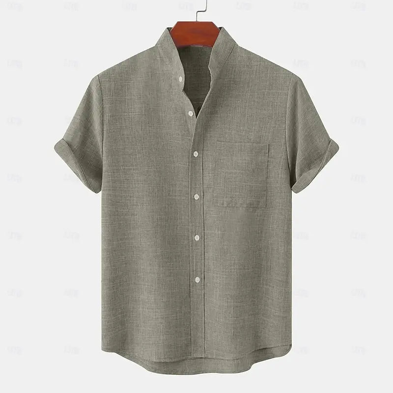Norvello Classic Men’s 100% Linen Shirt