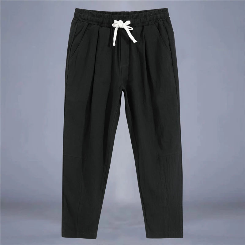 Norvello Cotton Linen Trousers