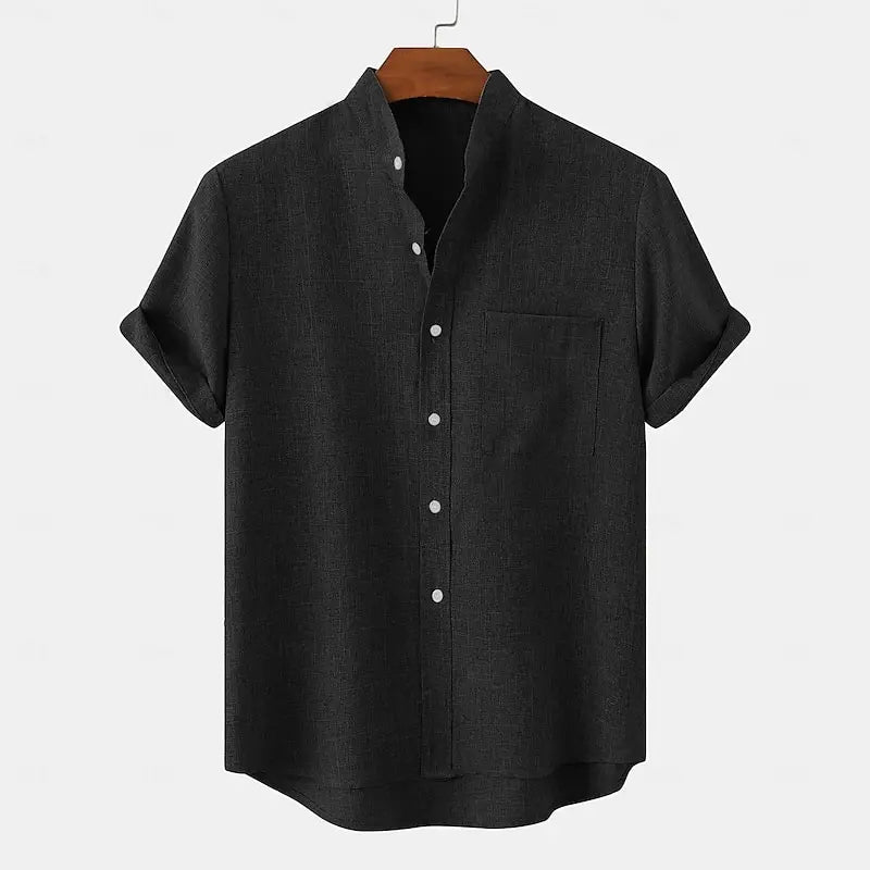 Norvello Classic Men’s 100% Linen Shirt